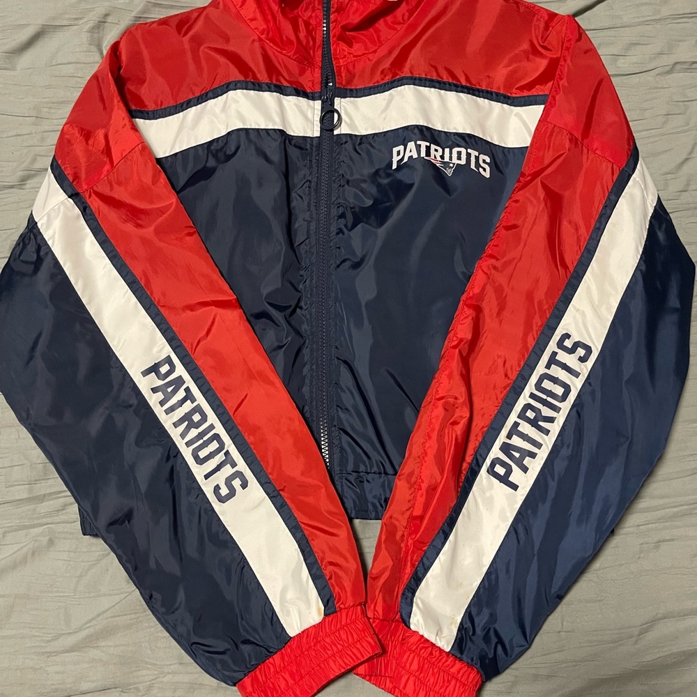 Patriots Red and Blue Windbreaker Jacket